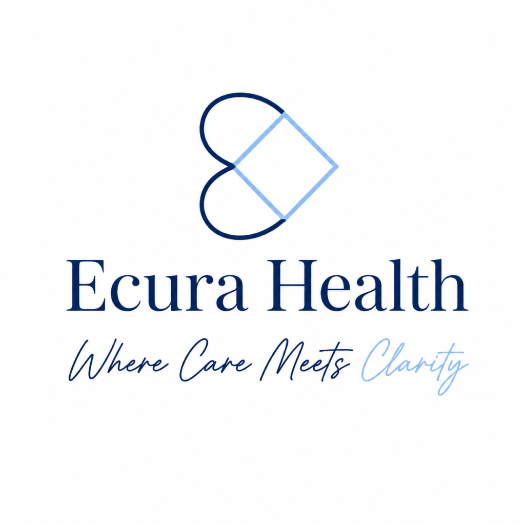 ecura health with logo